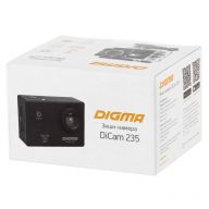 Экшен-камера DIGMA DiCam 235, черный