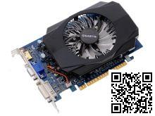 GIGABYTE GeForce 210 475Mhz PCI-E 2.0 1024Mb 800Mhz 128 bit DVI HDMI HDCP (OEM)