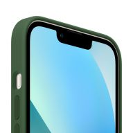 Чехол-накладка Apple MagSafe силиконовый для iPhone 13 mini зелёный клевер