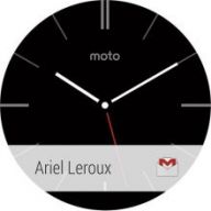 Motorola Moto 360 (Light Metal with Cognac Leather) - умные часы для Android