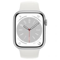 Умные часы Apple Watch Series 8 45 мм Aluminium Case, silver/white Sport Band (M/L)