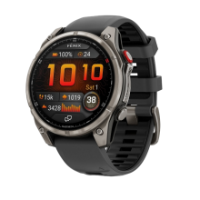 Умные часы Garmin Fenix 8 Pro AMOLED Sapphire 47mm Titanium with Graphite/Black silicone band