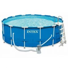 Бассейн каркасный Intex, 457х122 см, Metal Frame, 28242NP