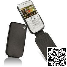 Кожаный чехол для Nokia E6 / E6-00 Tradition leather case (Black)