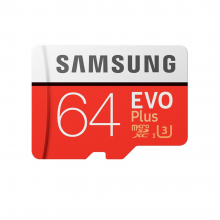 Карта памяти Samsung Micro SDXC Samsung 64Gb Class 10 Samsung Evo Plus (MB-MC64GA)