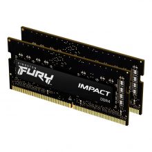 Оперативная память 32Gb DDR4 3200MHz Kingston Fury Impact SO-DIMM (KF432S20IBK2/32) (2x16Gb KIT)