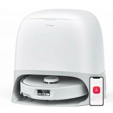 Робот-пылесос Roborock Qrevo Curv 2 Pro, 25000 Pa, Reactive AI Obstacle Recognition, белый