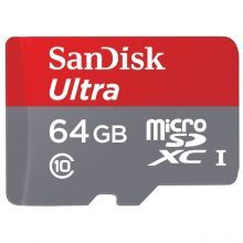 Карта памяти Sandisk Ultra microSDHC Class 10 UHS 64GB