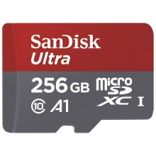 Карта памяти SanDisk SDSQUA4-256G-GN6MA 256 GB, чтение: 120 MB/s, адаптер на SD