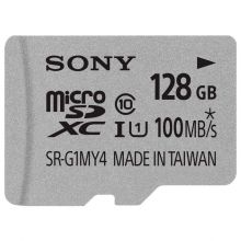 Карта памяти microSDXC Sony 128GB (SR-G1MY4A) Class 10 UHS Class 1 100MB/s + SD adapter