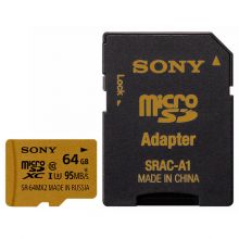 Карта памяти Sony SR-64MX2A (95Mb/s) microSDXC Class 10 UHS-I 64GB