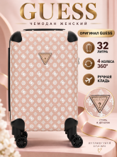 Чемодан женский Guess Wilder TWD74529830 Rosewood/Розовый, S 32л