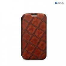 Чехол Zenus Prestige Italian Vintage Quilt Diary Series для Samsung Galaxy S4 I9500 (Braun)