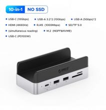 Док-станция ORICO MiniDock Desktop Stand для Mac Mini M4 и M4 Pro слот под SSD