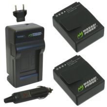 Зарядка-кроватка для аккумуляторов GoPro Hero 3 + 2 аккумулятора Wasabi Power