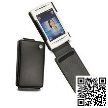 Кожаный чехол Noreve для Sony Ericsson Xperia X8 Tradition leather case (Black)