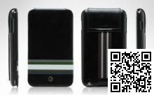 Чехол Zenus для Samsung Galaxy Note GT-N7000 Masstige Stripe Print Folder series (Black)