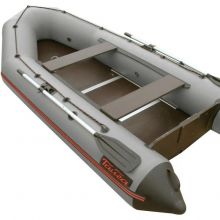 Лодка Лидер ПВХ "Тайга-320 " серая, грузоподъемность 380 кг, армированный ПВХ