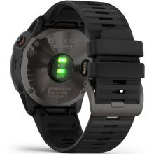Умные часы Garmin Fenix 6X Pro Solar титановый DLC, серый/черный