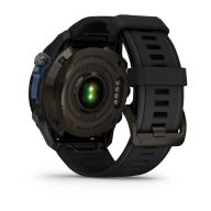 Умные часы Garmin Descent Mk3i, титановый угольно-серый, DLC, 51 мм, черный силиконовый ремешок