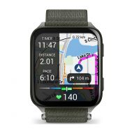Умные часы Garmin Venu X1 Мoss with Titаnium Casеbасk and Мoss ComfоrtFit Nylоn Band