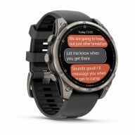 Умные часы Garmin Fenix 8 Pro AMOLED Sapphire 47mm Titanium with Graphite/Black silicone band