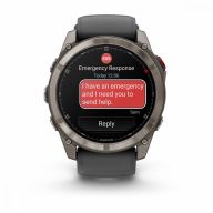Умные часы Garmin Fenix 8 Pro AMOLED Sapphire 51 mm Titanium with Graphite/Black silicone band