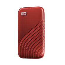 Внешний SSD Western Digital My Passport с технологией NVMe 1 TB, красный