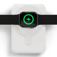 Внешний аккумулятор VLP Dual MagSafe Powerbank 5000mAh с беспроводной зарядкой, белый