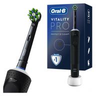 Электрическая зубная щетка Oral-B Vitality Pro с зубной нитью, черная