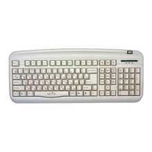 Клавиатура Oklick 300 M Office Keyboard White USB+PS/2