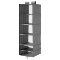 Модуль для хранения с 6 отделениями, темно-серый, SKUBB IKEA 304.729.94