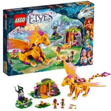 Конструктор LEGO Elves 41175 Пещера с лавой дракона Огня