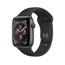 Часы Apple Watch Series 4 GPS 44mm Aluminum Case with Sport Band (Серый космос/Черный)