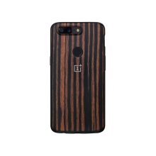 Чехол OnePlus 5T Ebony Wood Bumper Case