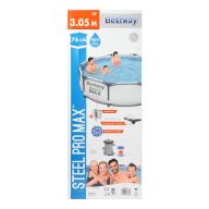 Бассейн каркасный Bestway Steel Pro Max 305х76см + фильтр-насос 1249л/ч, 56408