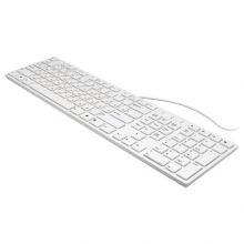 Клавиатура BTC 6310U Ultra Slim Keyboard White USB