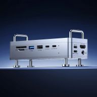 Док-станция Ulanzi QT03 (USB4 40Gbps, M.2) 10-в-1 для Mac mini M4, HDMI 4K, 100W PD