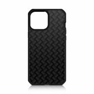 Чехол-накладка ITSKINS HYBRID CARBON для iPhone 13 (6.1"), 12К черный