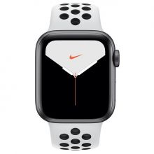 Часы Apple Watch Series 4 GPS + Cellular 44mm Aluminum Case with Nike Sport Band (Pure Platinum/Black)