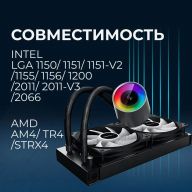 Система водяного охлаждения для процессора Deepcool CASTLE 240 RGB V2