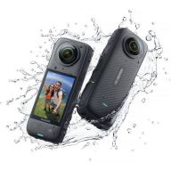 Экшен-камера Insta360 X4 Standard Bundle 8K, водонепроницаемая, 360°, широкоугольная съемка, 4K видео, черная