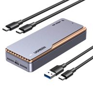 Внешний корпус USB 4.0 для SSD M.2 NVMe UGREEN Triple Heat Anti-Drop CM642