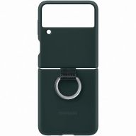 Чехол-накладка Samsung Flip3 EF-PF711TGEGRU Silicone Cover with Ring, зеленый