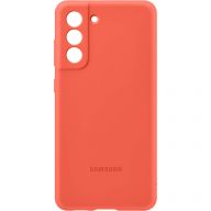 Чехол Samsung Silicone Cover для Galaxy S21 FE коралловый (EF-PG990TPEGRU)