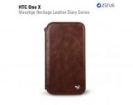Чехол Zenus для HTC One X Masstige Heritage Diary Series (Brown)