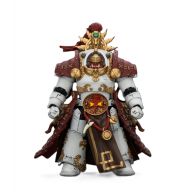 Фигурка JOYTOY Warhammer 40000 Белые Шрамы Qin Xa - Master of the Keshig with paired blades the Tails of the Dragon JT03622 1/18