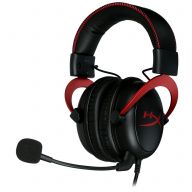 Компьютерная гарнитура HyperX Cloud II red полноразмерные, с микрофоном, чёрные