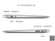Apple MacBook Air 11 Early 2014 MD711*/B Core i5 1400 Mhz/11.6"/1366x768/4096Mb/128Gb/DVD нет/Wi-Fi/Bluetooth/MacOS X