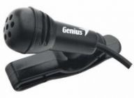 Микрофон Genius MIC-01C (Black) с прищепкой